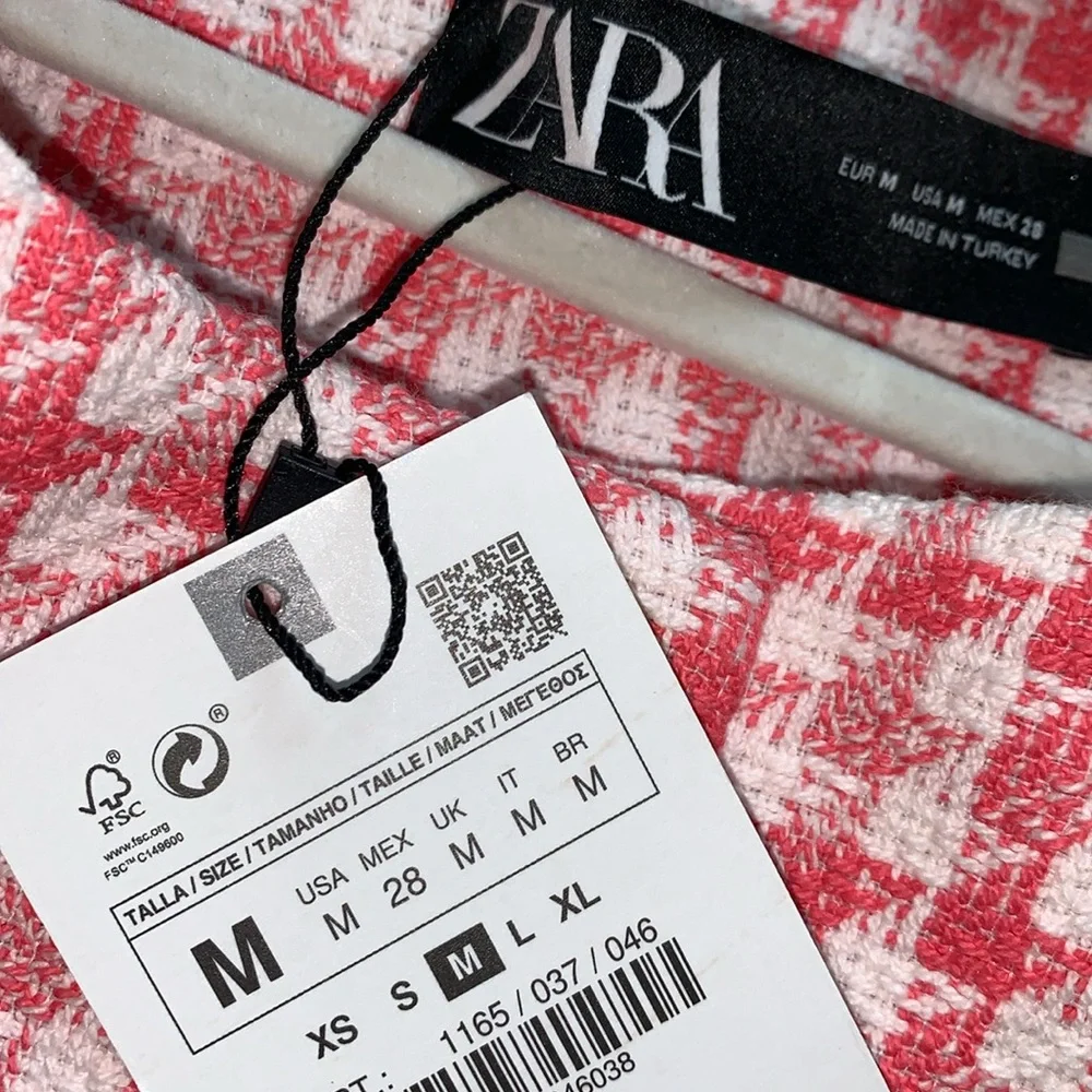 Zara Tweed‎ Textured Blazer